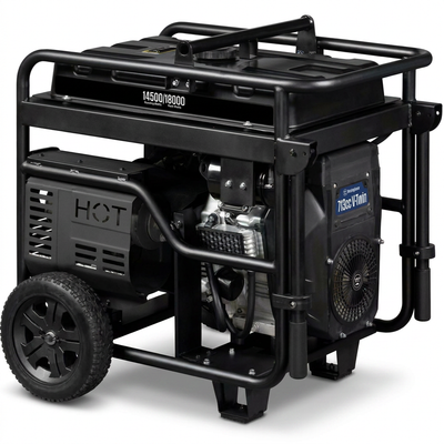 18,000/14,500-Watt Remote Electric Start Gas Powered Portable Generator with Low THD, 50A Outlet, CO Sensor