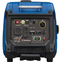 5,000-Watt Gas Powered Portable Inverter Generator with Remote Electric Start, LED Data Center