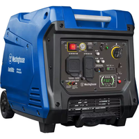 5,000-Watt Gas Powered Portable Inverter Generator with Remote Electric Start, LED Data Center