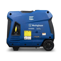 5,000-Watt Gas Powered Portable Inverter Generator with Remote Electric Start, LED Data Center — Studio Shot
