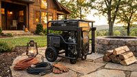 18,000/14,500-Watt Remote Electric Start Gas Powered Portable Generator with Low THD, 50A Outlet, CO Sensor — Lifestyle